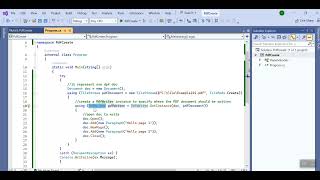 Create PDF in c  Itextsharp Merge Pdf NET CORE [upl. by Nickie]