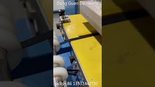 Elastic tape ribbon label logo making machine for embossing machine [upl. by Carlynne]