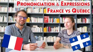 FRANCE versus QUÉBEC  Prononciation amp Expressions [upl. by Tuneberg]