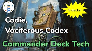 MTG Commander Deck Techs  Codie Vociferous Codex [upl. by Eimarej]