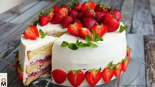 Торт «КЛУБНИЧНЫЙ РАЙ» Приготовьте обязательно  Strawberry Cake [upl. by Sirc]