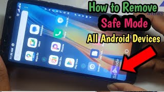 How to Remove Safe Mode On All Android Devices [upl. by Atsiuqal]