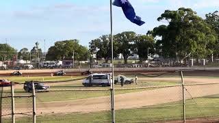 Wingless Sprint Heat 1 Kingaroy speedway 16032024 [upl. by On938]