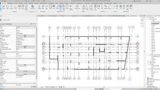 sofistik reinforcement جزء من شرح لوحه المحاور و الاعمده علي برنامج الريفت revit structure [upl. by Justen]