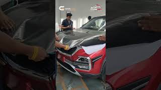 Bonnet Wrap amp FullBody CovrGard PPF Installation complete on MG Hector ppfinstallation covrgard [upl. by Robena]