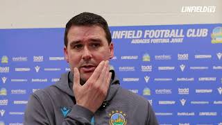 INTERVIEW  David Healy postmatch vs Coleraine  16042024 [upl. by Kamat]