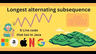 Longest alternating subsequence  Optimization explained  GFG POTD [upl. by Autumn]