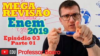 MEGA REVISÃO COMPLETA DE FÍSICA PARA O ENEM 2019  Prof Boaro  EPISÓDIO3  PARTE 1 [upl. by Yuma177]