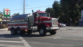 LAFD Water Tender 88 Responding [upl. by Elcarim]