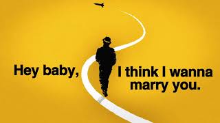 Bruno Mars  Marry You Official Lyric Video [upl. by Nemrak36]