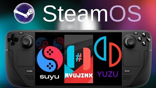 Suyu vs Yuzu vs Ryujinx  Steam Deck [upl. by Suired565]