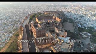 Largest castlefort in the world Stunning Mehrangarh Fort in Jodhpur [upl. by Severen]