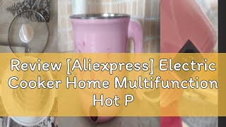 Review Aliexpress Electric Cooker Home Multifunction Hot Pot 12 People Heating Pan Cooking Pot M [upl. by Shevlo]