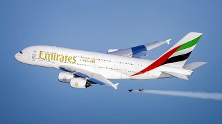 Emirates A380 and Jetman Dubai Formation Flight  Emirates Airline [upl. by Paluas]