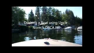 How to Dock a Boat  Simple with Uncle Norms Marine Products [upl. by Anairol469]