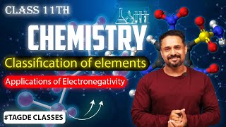 CLASSIFICATION OF ELEMENTS  Application of electronegativity  lecture15 [upl. by Handy389]