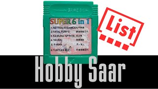 List Game EP124 l Super 6 in 1 GameBoy [upl. by Reginauld]