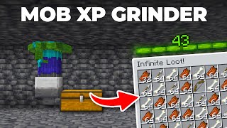 How to Build EASY Zombie amp Skeleton Mob Spawner XP Grinder  Minecraft 121 Tutorial [upl. by Nosredna354]