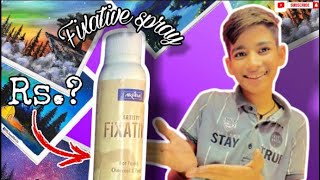 Fixative Spray Drawing For Beginners😬viral youtube trending [upl. by Kurland]