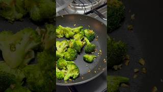 Sautéed broccoli🤤shorts shortvideo [upl. by Adiaj742]