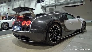 35 Million Bugatti Veyron 164 Mansory Vivere  Start up  Driving Sound [upl. by Remot]