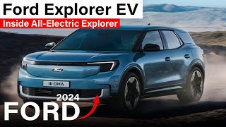 2024 Ford Explorer EV  INTERIOR Inside AllElectric Explorer  SWID [upl. by Nnagem]