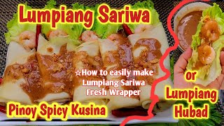 How to Cook Lumpiang Sariwa Recipe  Easy Fresh Lumpia Wrapper [upl. by Fisuoy538]