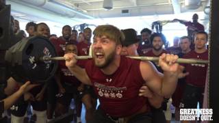 Temple Football Completes quotRocky Workoutquot [upl. by Libbey]