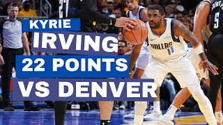 INSANE Debut Kyrie Irving SHOCKS NBA with 22POINT Explosion in First Cup Game MUST SEE Highlights [upl. by Jamnes278]