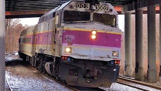 Boston MBTA Commuter Trains [upl. by Nrevel708]