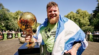 WINNER Tom Stoltmans First Interview  2022 SBD Worlds Strongest Man [upl. by Three]