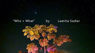 Laetitia Sadier quot Who  Whatquot Official Music Video [upl. by Amle]