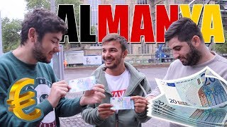 ALMANYADA 20 EURO İLE BİR GÜN GEÇİRMEK  KAÇAK TREN [upl. by Xad]