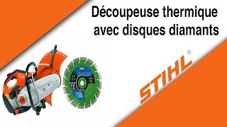 Découpeuse thermique STIHL [upl. by Pitchford]