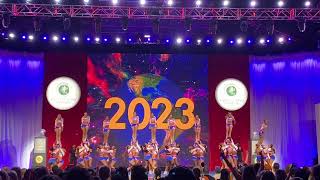 Stingrays Orange Day 2 Cheerleading Worlds 2023 [upl. by Adoh828]