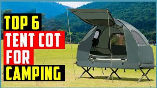 ✅Best Cots for Tent Camping Review  Top 6 Best Cots for Tent Camping  6 Best Camping Cot Tent [upl. by Gowon]