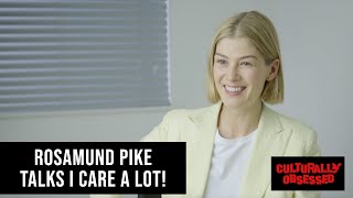 Rosamund Pike talks I Care a Lot [upl. by Nhguaved]