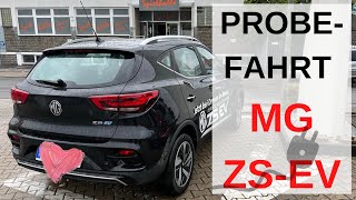 Probefahrt MG ZS EV Luxury Edition 2022  Elektroauto Test [upl. by Boni]