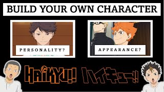 HAIKYUU CREATE YOUR OWN CHARACTER [upl. by Joshuah]