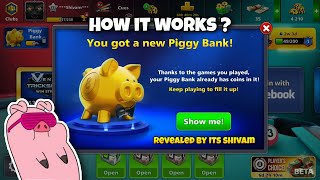 PIGGY BANK IN 8 BALL POOL  HOW DOES PIGGY BANK WORKS   ITS SHIVAM  🎱🐽 [upl. by Va]