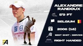 College Tennis recruiting FALL 2024  Alexandre Randoux [upl. by Troxell854]