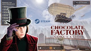 Chocolate Factory Simulator Gameplay  PC Steam FREE TO PLAY [upl. by Cornwell773]