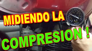 Como medir la compresión motor de moto 🏍️🔥 [upl. by Nala]