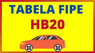 TABELA FIPE HB20 [upl. by Ykvir]