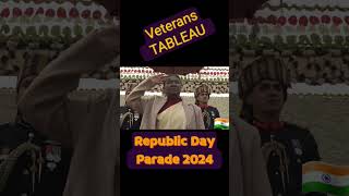 Veterans TABLEAU Republic day parade 2024 republicday2024 republicday [upl. by Hoban]