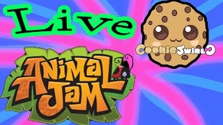 Play Animal Jam LIVE with Cookieswirlc Today  Game Play Today 4 PM [upl. by Hadnama]