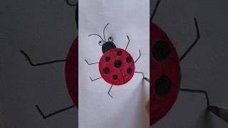 Ladybird 🐞✨ shorts trending art drawing easydrawing satisfying ladybird [upl. by Siurad]