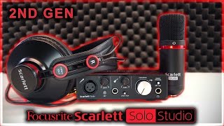 Focusrite Scarlett Solo Studio Pack Unboxing 2nd Gen [upl. by Paxon927]