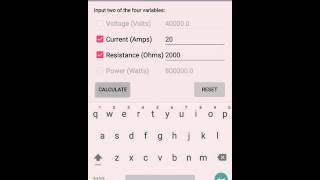 Ohms Law Calculator [upl. by Obeded659]