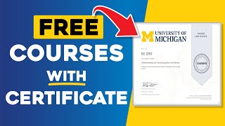 FREE Online Courses with FREE Certificates [upl. by Attolrahc]